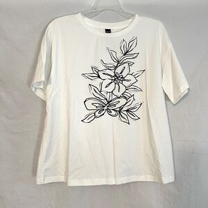 Floral Drawn Tee
